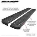 Picture of Westin Grate Steps Running Boards 75 in - Textured Black