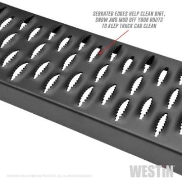 Picture of Westin Grate Steps Running Boards 79 in - Textured Black