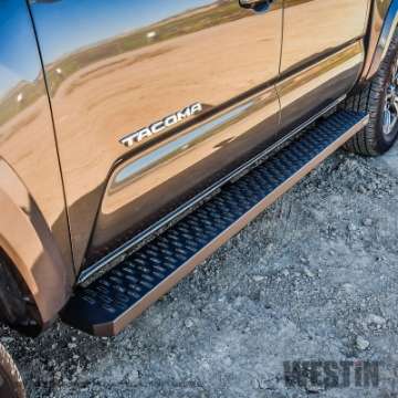 Picture of Westin Grate Steps Running Boards 79 in - Textured Black