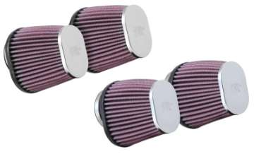 Picture of K&N Universal Clamp-On Air Filter 2-1-8in Flange 4x3in-B 3x2in-T 4in-L