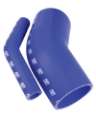 Picture of Turbosmart 45 Elbow 2-25 - Blue Silicone Hose