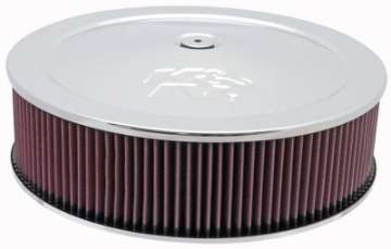 Picture of K&N Universal Custom Air Filter - Round 5-125in Flange - 14in OD - 5-125in ID - 5-625in Height