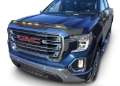 Picture of AVS 19-22 GMC Sierra 1500 Aeroskin Low Profile Hood Shield w- Lights - Black