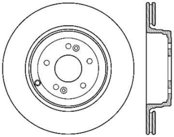 Picture of StopTech 10 Hyundai Genesis Coupe w- Factory Brembo Slotted & Drilled Left Rear Rotor