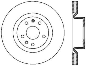 Picture of StopTech 10 Hyundai Genesis Coupe w- Factory Brembo Slotted & Drilled Left Front Rotor