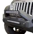 Picture of DV8 Offroad 07-18 Wrangler JK FS-17 Mid Length Steel Front Bumper w- Fog Lights