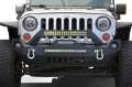 Picture of DV8 Offroad 07-18 Wrangler JK FS-17 Mid Length Steel Front Bumper w- Fog Lights