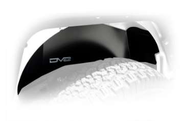 Picture of DV8 Offroad 07-18 Jeep Wrangler JK Rear Aluminum Inner Fender - Black