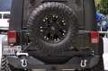 Picture of DV8 Offroad 07-18 Jeep Wrangler JK Rear Bumper w- Tire Carrier & Tapered Bearing