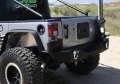 Picture of DV8 Offroad 07-18 Jeep Wrangler JK Steel Mid Length Rear Bumper