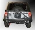 Picture of DV8 Offroad 07-18 Jeep Wrangler JK Full Length Rear Bumper w- Light Holes