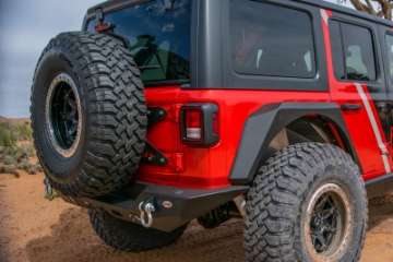 Picture of DV8 Offroad 2018+ Jeep Wrangler JL Tailgate Mounted Tire Carrier
