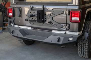 Picture of DV8 Offroad 2018+ Jeep Wrangler JL Tailgate Mounted Tire Carrier