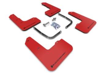 Picture of Rally Armor 19-22 Hyundai Veloster N Red UR Mud Flap w- Black Logo