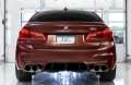 Picture of AWE Tuning 18-19 BMW M5 F90 4-4T AWD Cat-back Exhaust - Track Edition Chrome Silver Tips