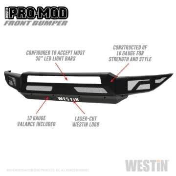 Picture of Westin 15-17 Ford F-150 Pro-Mod Front Bumper