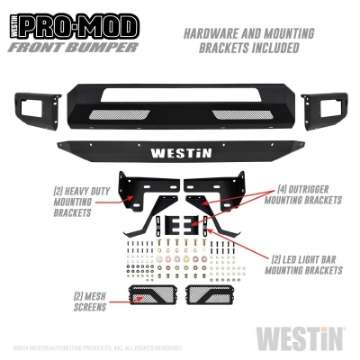 Picture of Westin 18-19 Ford F-150 Pro-Mod Front Bumper