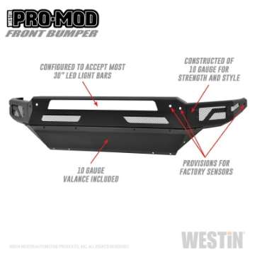 Picture of Westin 13-18 Dodge Ram 1500 - 2019 Ram 1500 Classic Pro-Mod Front Bumper