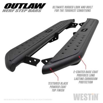 Picture of Westin 14-19 Toyota 4Runner SR5-TRD-TRD Pro exc Limited & Nightshade Outlaw Nerf Step Bars