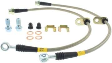 Picture of StopTech 02-05 WRX Stainless Steel Front Brake Lines