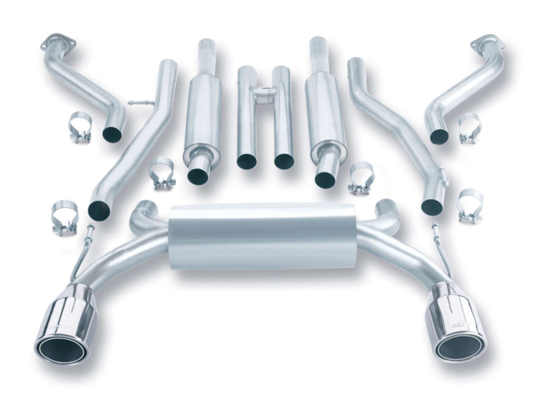 Picture of Borla 03-08 350Z True Dual Cat-Back Exhaust 2BOXES