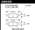 Picture of Hawk 02-06 Mini Cooper - Cooper S  Blue Race Rear Brake Pads