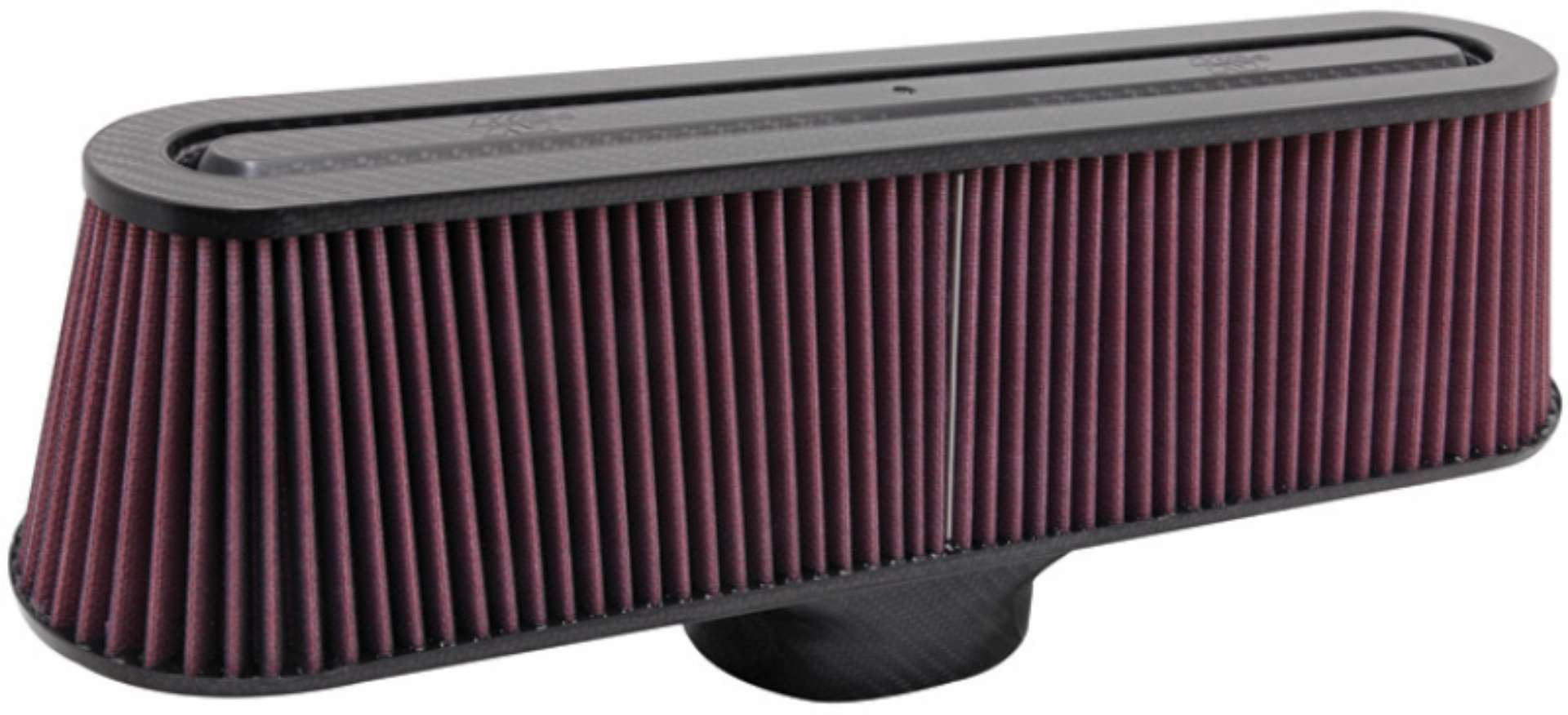 Picture of K&N Air Filter with Carbon Fiber Top and Base