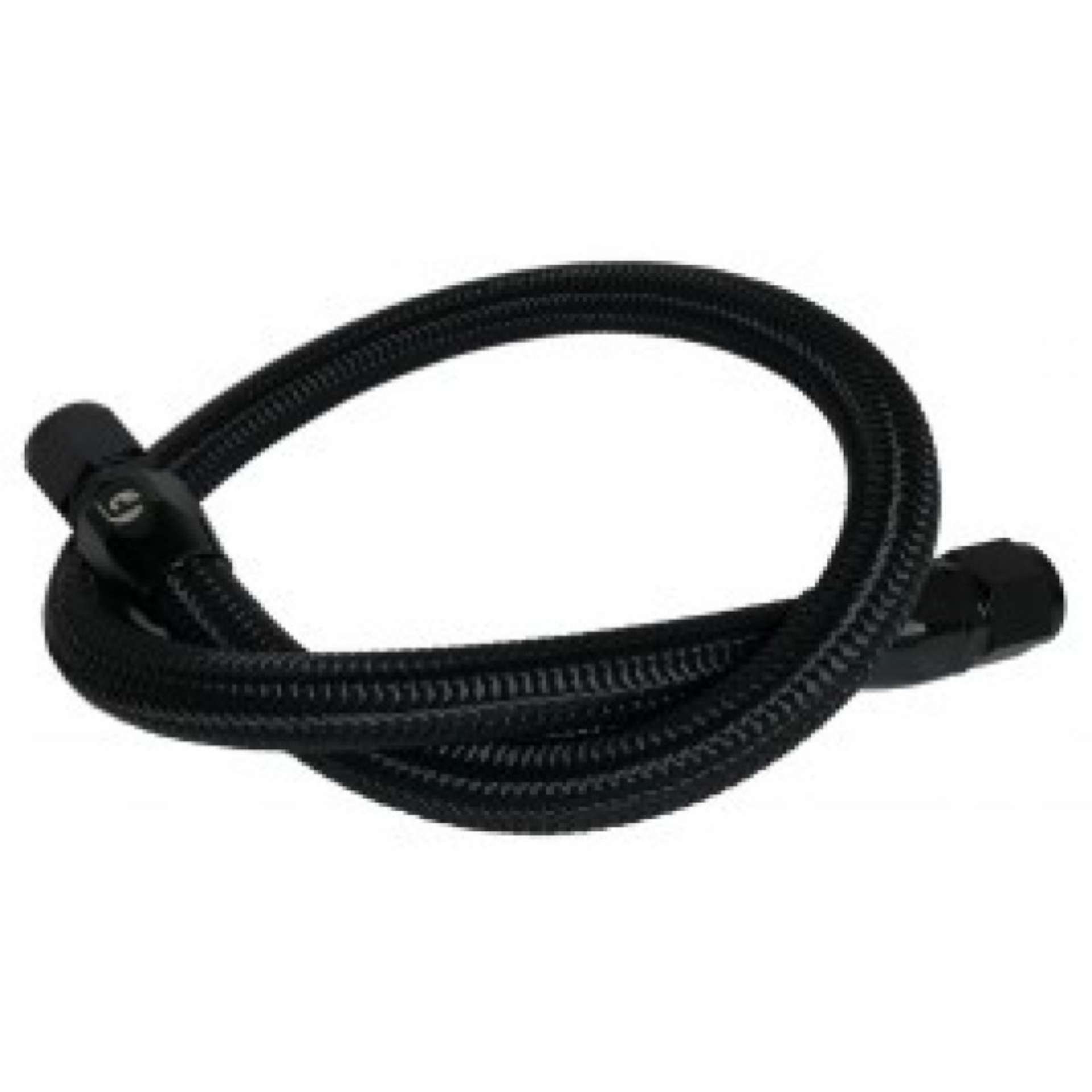 Picture of Fleece Performance 98-5-18 Dodge Cummins 34-5in Common Rail-VP44 Coolant Bypass Hose BLK-Braided