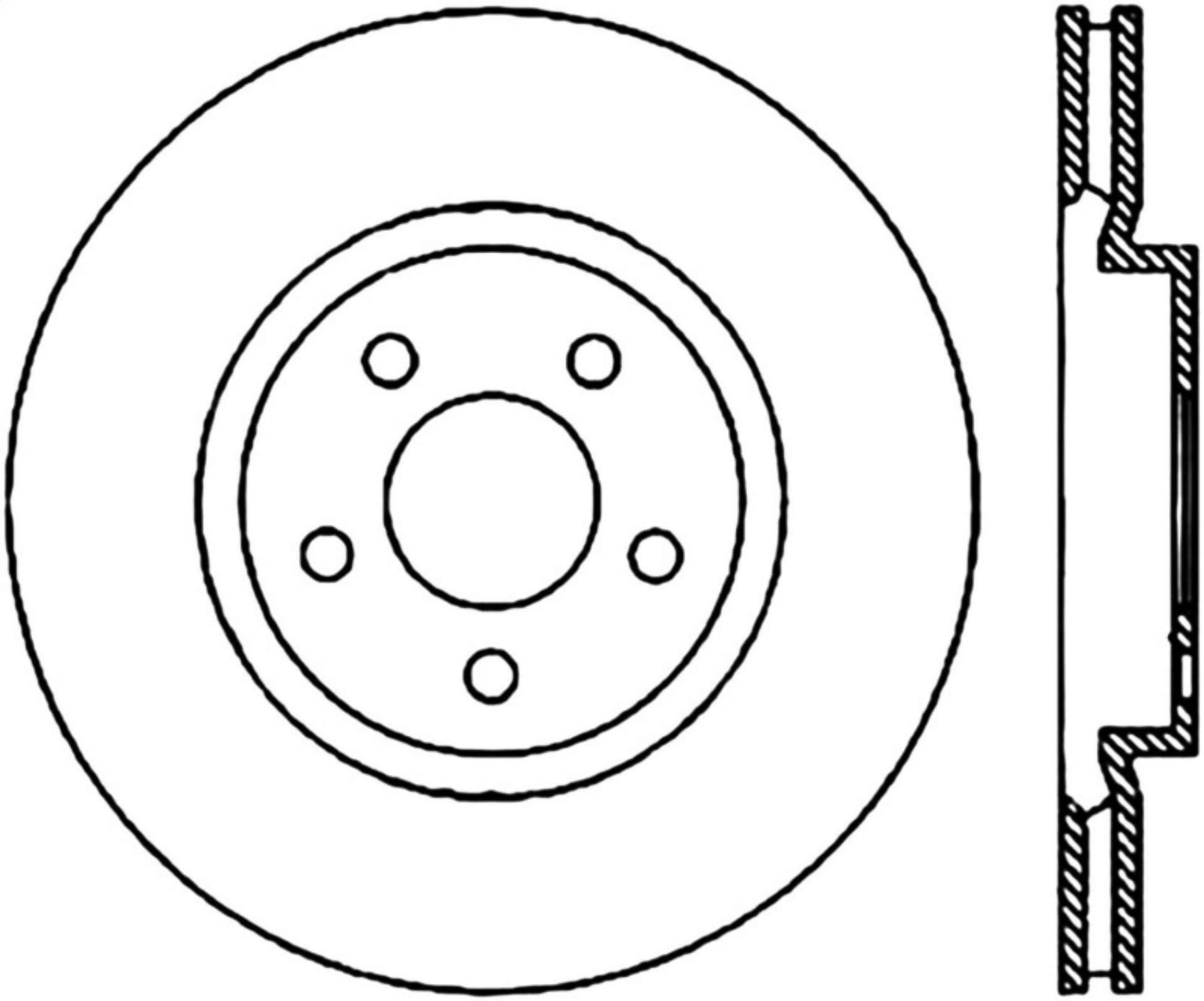 Picture of StopTech 05-17 Dodge Chrystler 300 SportStop Cryo Slotted & Drilled Front Left Rotor