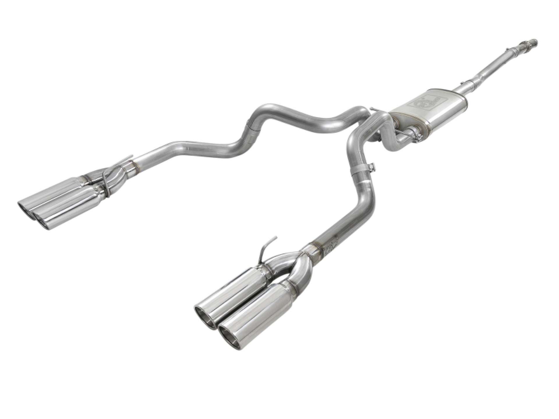 Picture of aFe Vulcan Series 3in 304SS Exhaust Cat-Back Exh w- Pol Tips 2019 GM Silverado - Sierra 1500 V8-5-3L