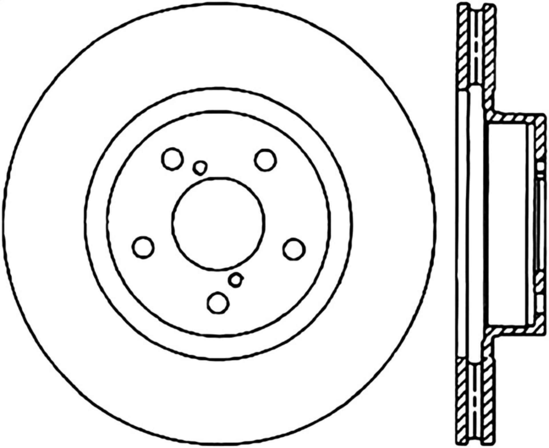 Picture of StopTech 05-17 Subaru Impreza WRX-STi SportStop Cryo Slotted & Drilled Front Left Rotor