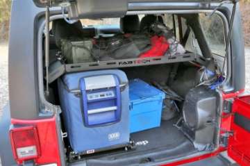 Picture of Fabtech 07-18 Jeep JK 4WD 4-Door Interior Cargo Rack