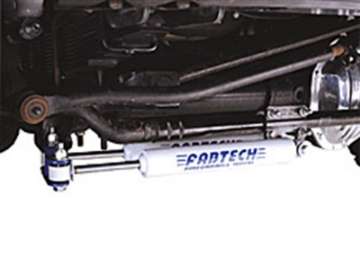 Picture of Fabtech 99-04 Ford F250-350 4WD Dual Performance Steering Stabilizer - Opposing Style