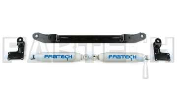 Picture of Fabtech 05-21 Ford F250-350 4WD Dual Performance Steering Stabilizer - Opposing Style
