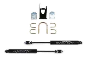 Picture of Fabtech 05-21 Ford F250-350 4WD Dual Stealth Steering Stabilizer Kit - Opposing Style