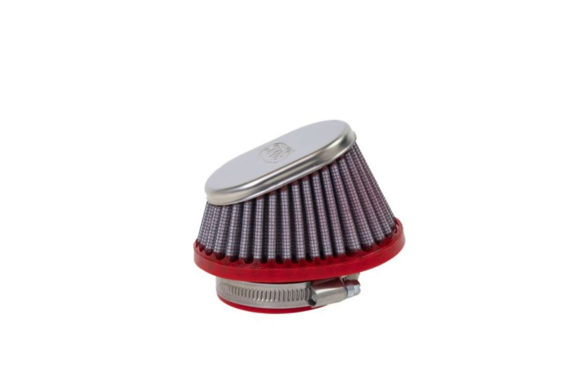 Picture of BMC Conical Carburetor Filter w-Chrome Top - Center 50mm Inlet - 65mm H