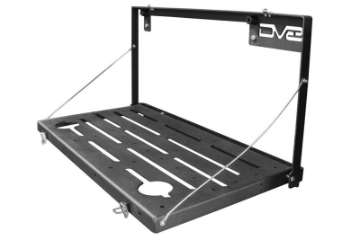 Picture of DV8 Jeep JL Tailgate Mounted Table Trail Table - Black