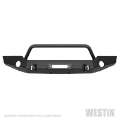 Picture of Westin 18-19 Jeep Wrangler JL WJ2 Full Width Front Bumper w-Bull Bar Textured Black