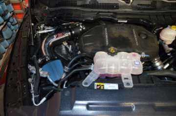 Picture of Injen 14-18 Dodge Ram 3-0L V6 Wrinkle Black Power-Flow Short Ram Intake