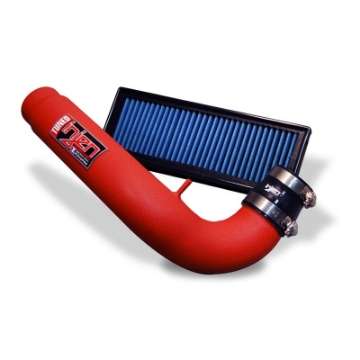 Picture of Injen 15-19 Fiat Abarth 1-4L Turbo 4Cyl Wrinkle Red Short Ram Intake w-MR Tech