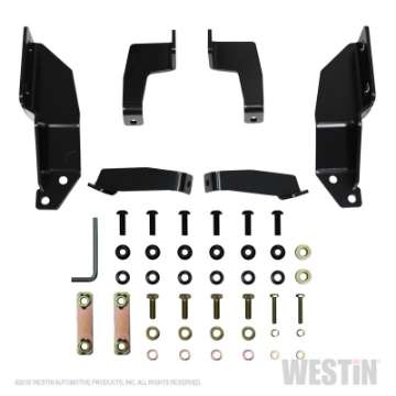 Picture of Westin 15-19 Ford F-150 w- Front Camera HDX Grille Guard - Black