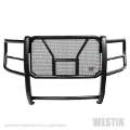 Picture of Westin 17-19 Ford F-250-350 w- Front Camera HDX Grille Guard - Black