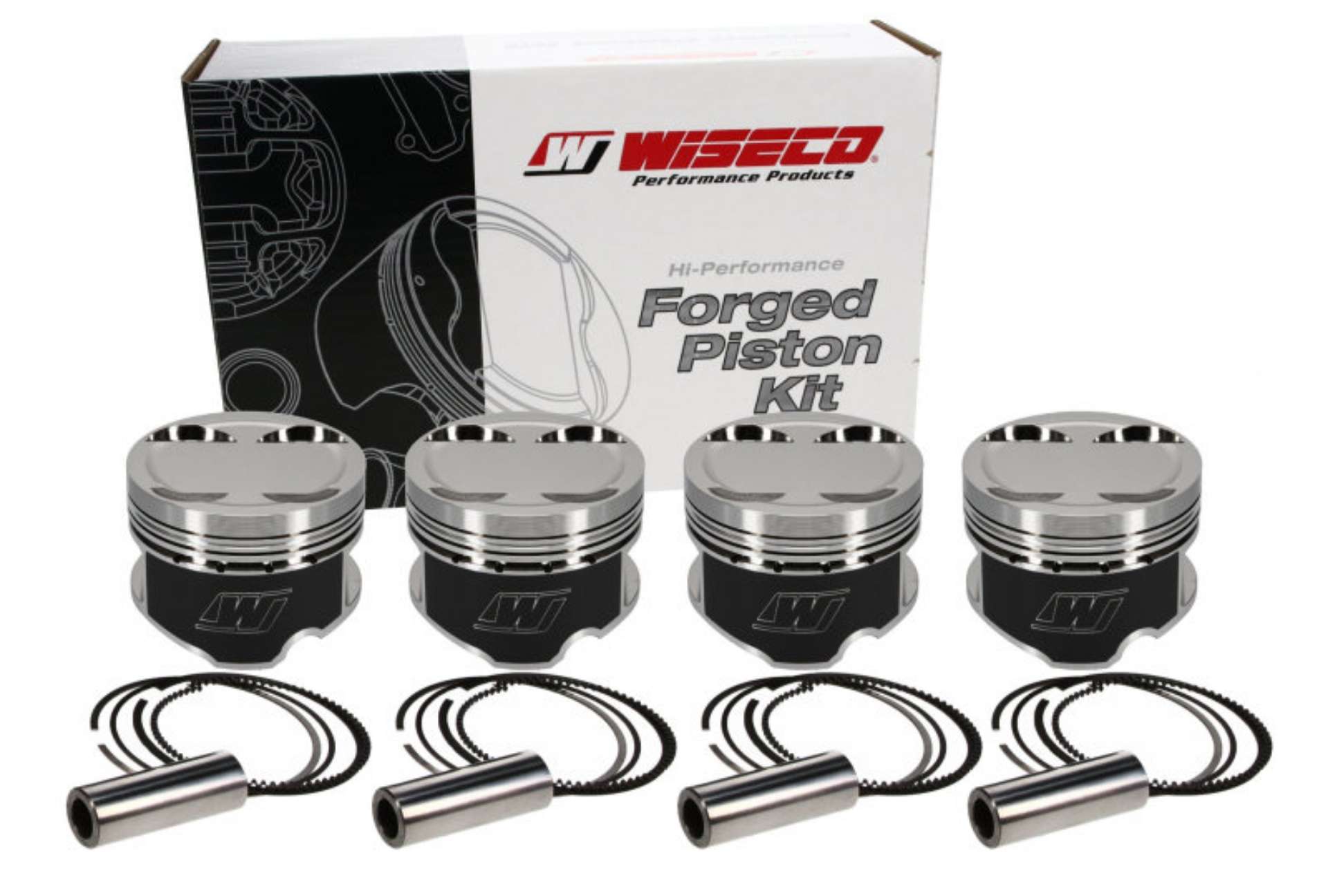 Picture of Wiseco Toyota 3SGTE 4v Dished -6cc Turbo 86mm Piston Shelf Stock