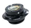 Picture of NRG Quick Release Gen 2-2 - Black Body - Shiny Black Oval Ring