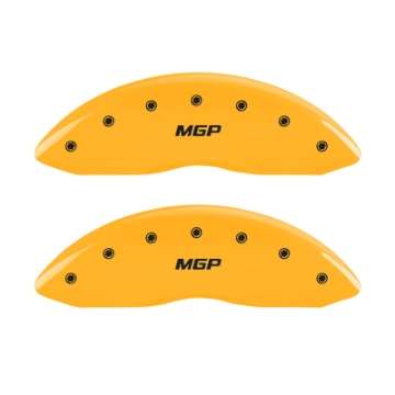 Picture of MGP 2 Caliper Covers Engraved Front MGP Yellow Finish Black Characters 2005 Toyota Tundra