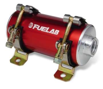 Picture of Fuelab Prodigy Reduced Size EFI In-Line Fuel Pump - 700 HP - Red