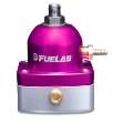 Picture of Fuelab 515 EFI Adjustable FPR 25-90 PSI 2 -6AN In 1 -6AN Return - Purple