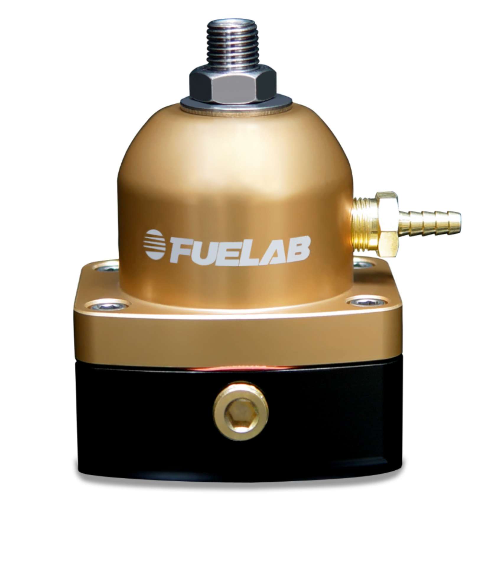 Picture of Fuelab 525 EFI Adjustable FPR In-Line 25-90 PSI 1 -6AN In 1 -6AN Return - Gold