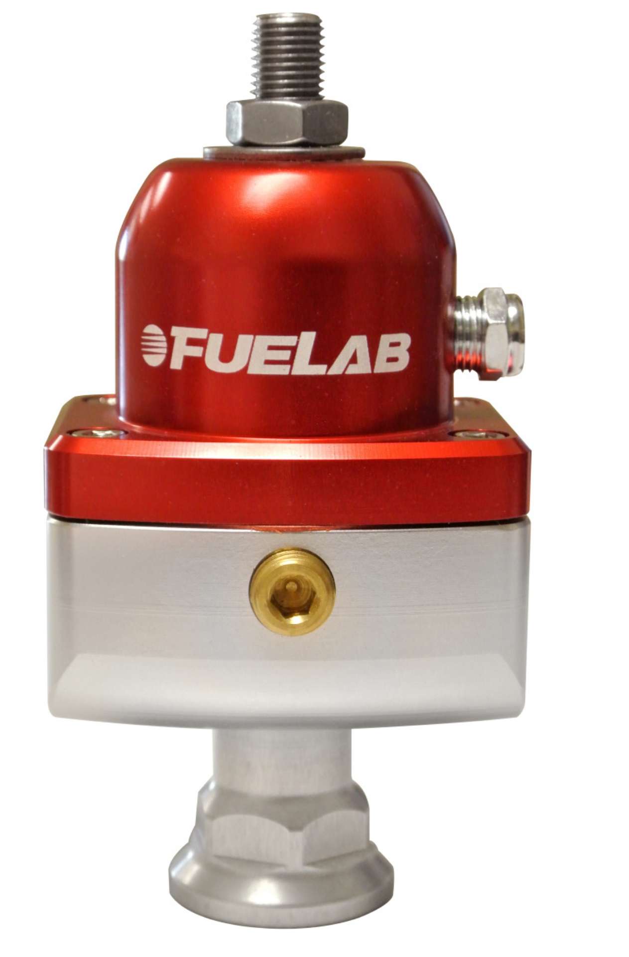 Picture of Fuelab 575 Carb Adjustable Mini FPR Blocking 1-3 PSI 1 -6AN In 2 -6AN Out - Red