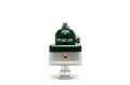 Picture of Fuelab 575 High Pressure Adjustable Mini FPR Blocking 25-65 PSI 1 -6AN In 2 -6AN Out - Green